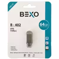 فلش 64گیگ Bexo B-402 USB3 OTG Type-C Gold