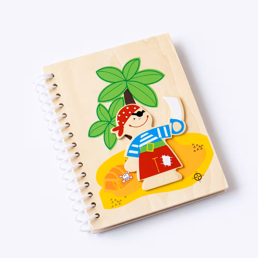 دفترچه چوبی دزد دریایی پیکاردو (PiCARDO)