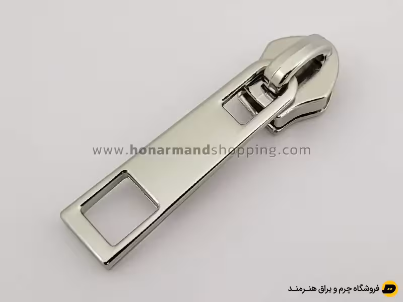 سرزیپ کلیدی شماره 5 پلاستیک رنگ نیکل