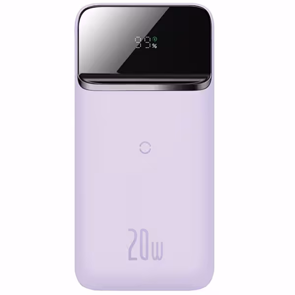 پاور بانک وایرلس 10000 میلی آمپر مگنتی بیسوس سفید مدل Magnetic Wireless 20W PPCX010103 بهمراه کابل تایپ سی
