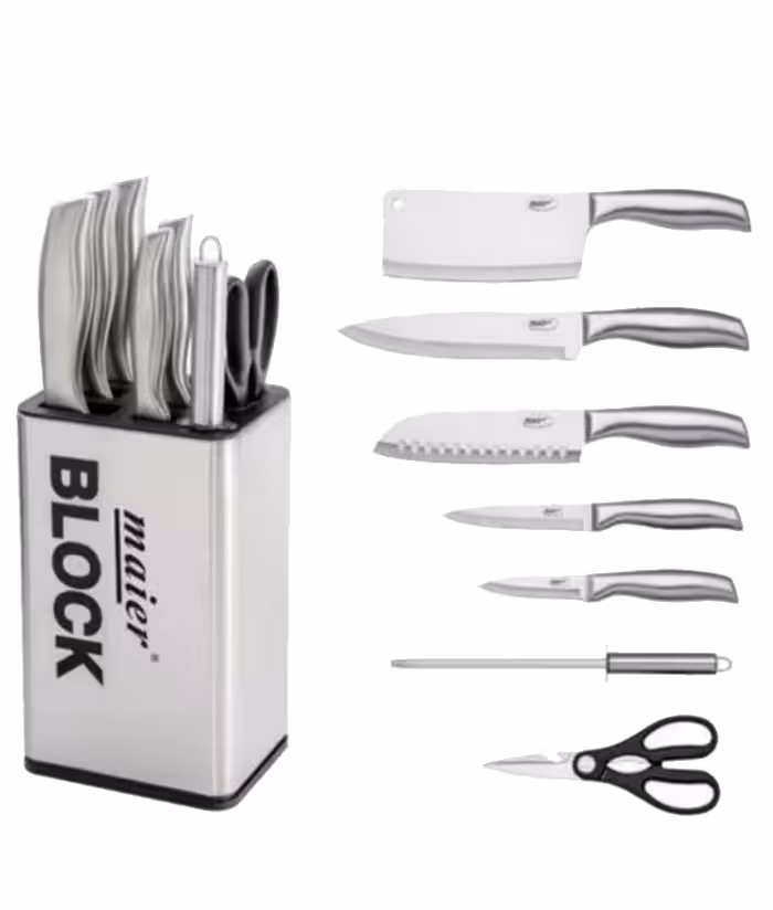 سرویس چاقو مایر دسته استیل مدل MR-56