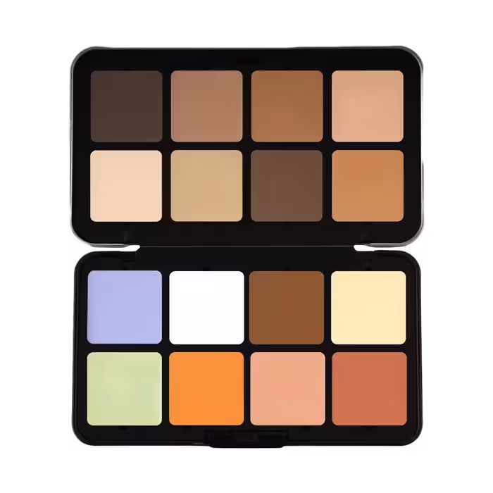 پالت کانتور فوراور52 کاموفلاژ 001 | 16 رنگ کرمی | مناسب گریم و آرایش حرفه‌ای