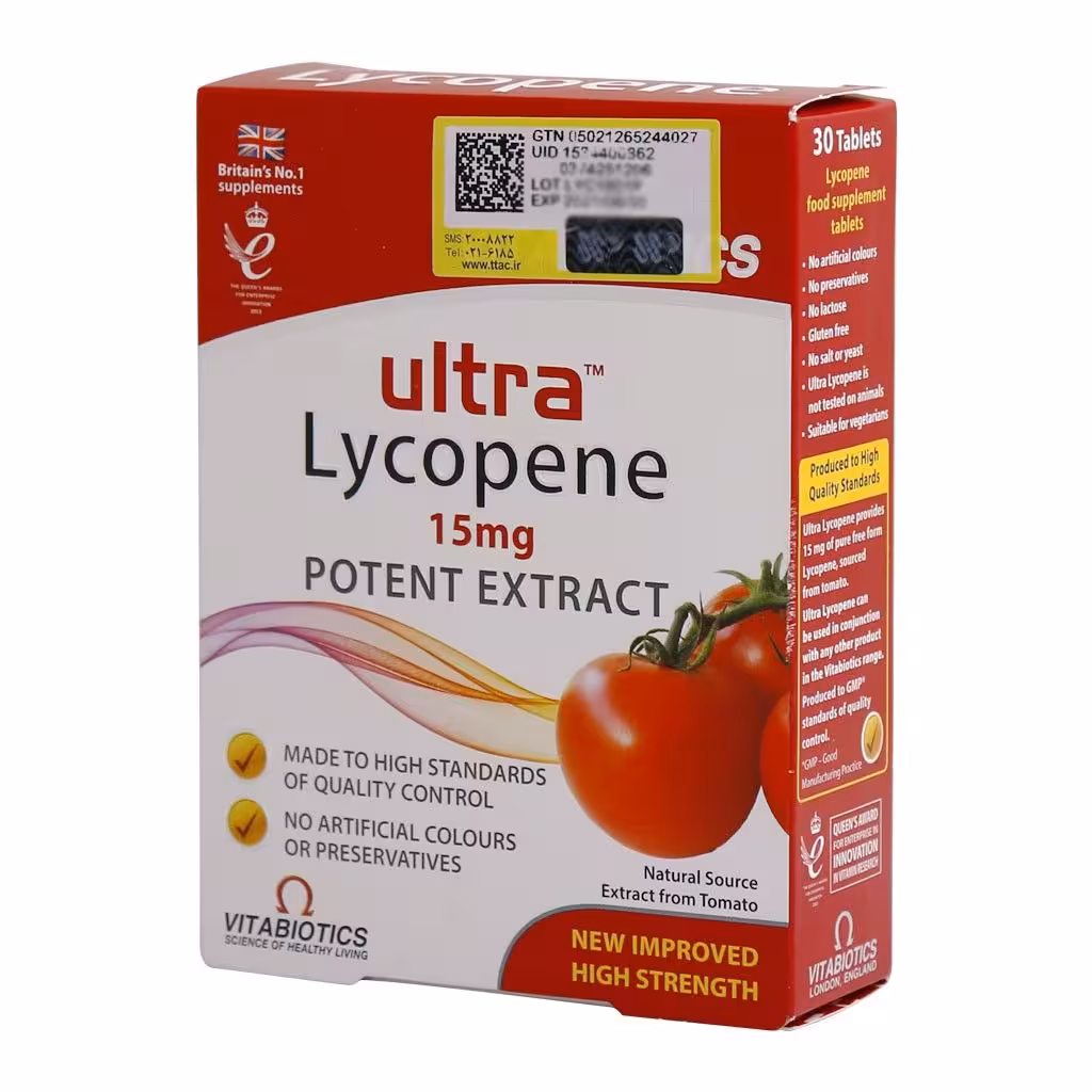 قرص اولترا لیکوپن ویتابیوتیکس | Vitabotics Ultra Lycopene