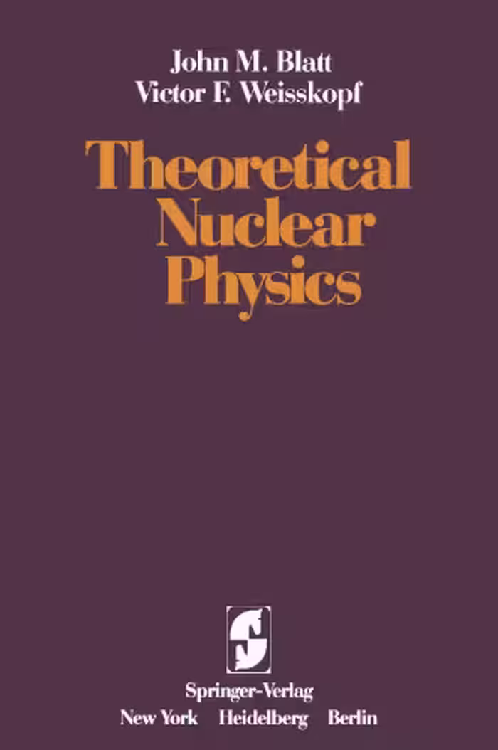 خرید و دانلود نسخه کامل کتاب Theoretical Nuclear Physics