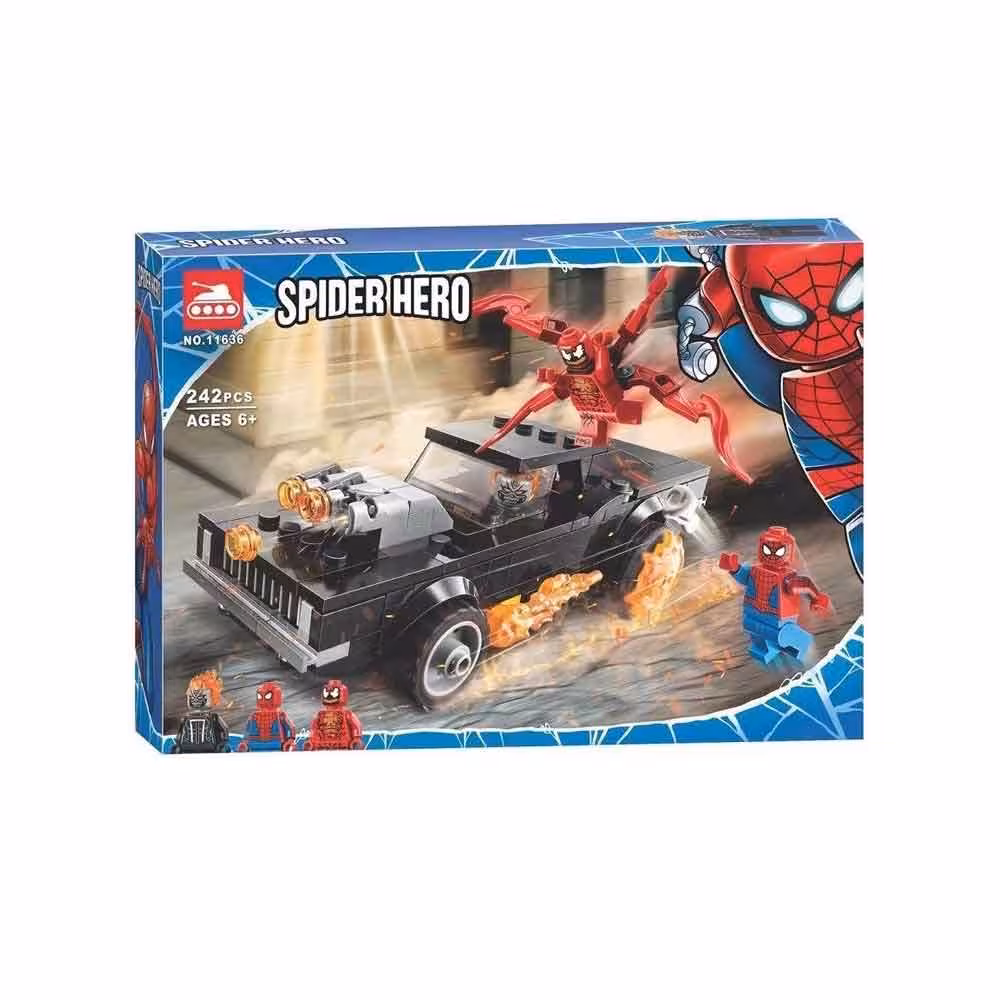 خرید لگو نبرد اسپایدرمن و کارناگ با روح سوار برند بلا