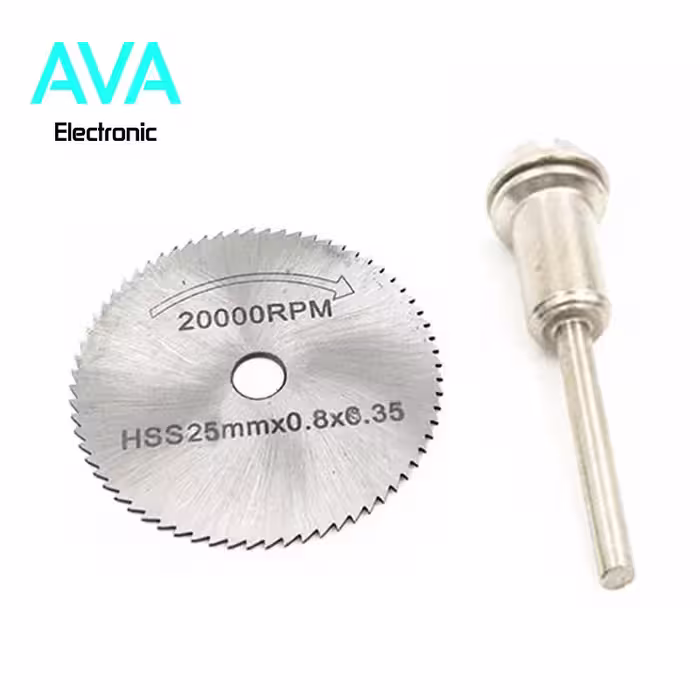 فرز برش 25 میلیمتر HSS به همراه تبدیل