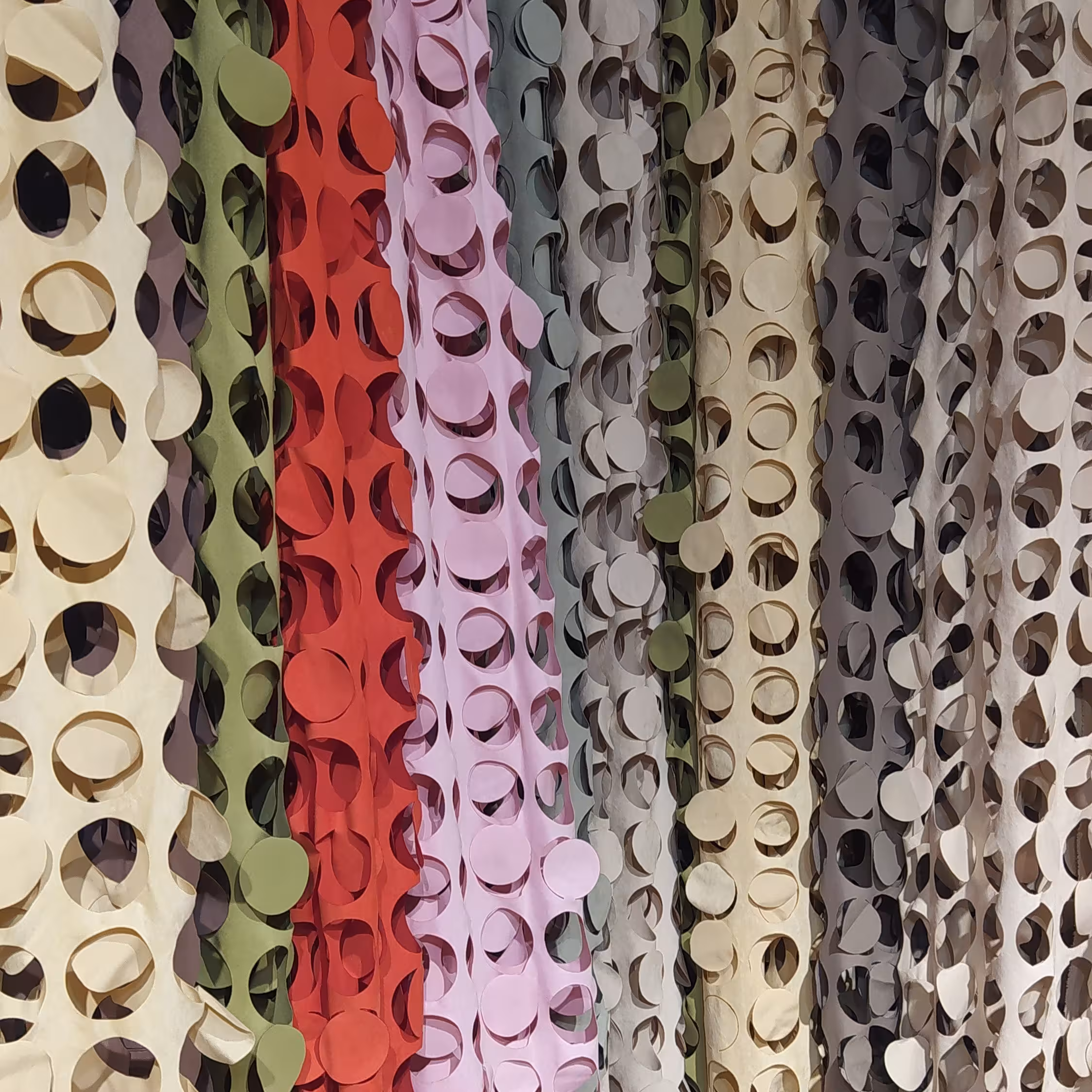 پرده آماده مخمل جیر ترک