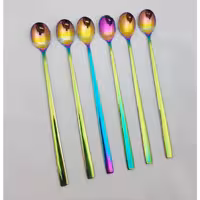 قاشق شربت 6 پارچه یونیک مدل شیکاگو 7 رنگ