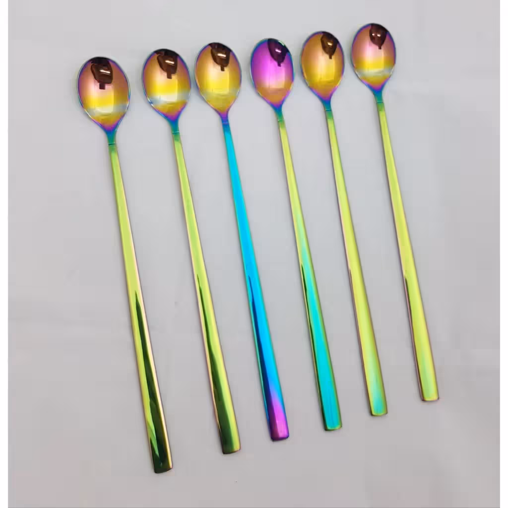 قاشق شربت 6 پارچه یونیک مدل شیکاگو 7 رنگ