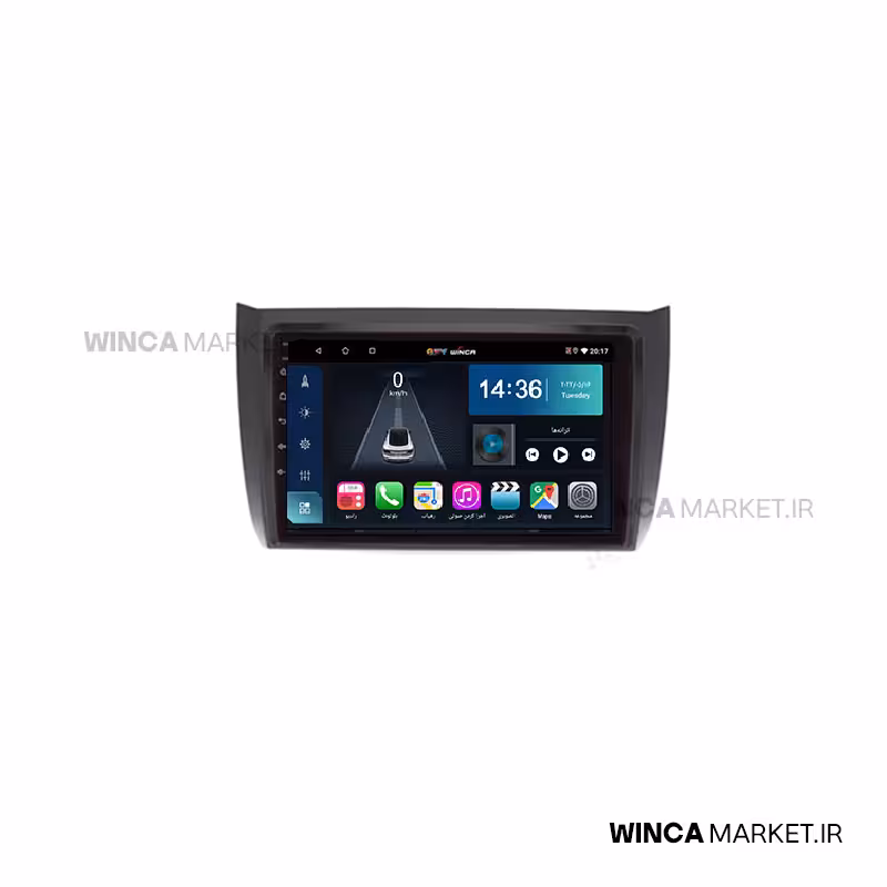 مانیتور اندروید لیفان 820 سری S500 BLU-RAY مدل GL855 برند وینکا WINCA