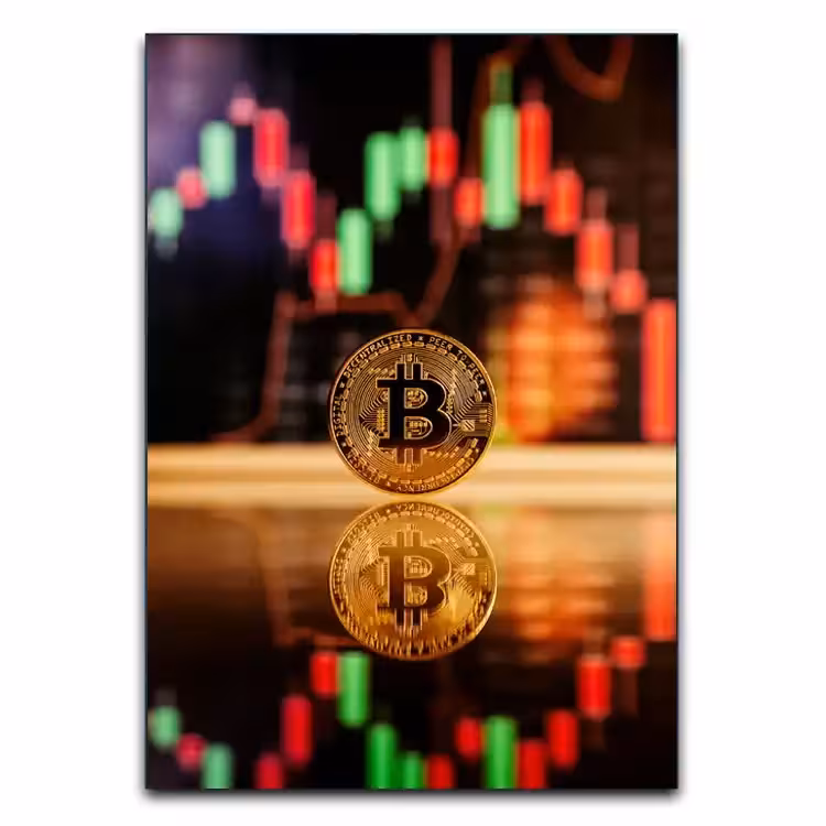 تابلو سکه بیت کوین