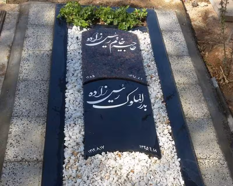 سنگ قبر سوپر بلک کد18016