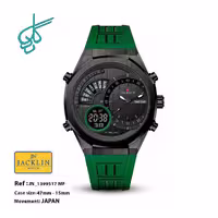 ساعت مردانه دو زمانه کلاسیک اسپرت جَکلین مدل JN-1399517 موتور کوارتز ژاپن سایز 47 میلیمتر کد 1924747