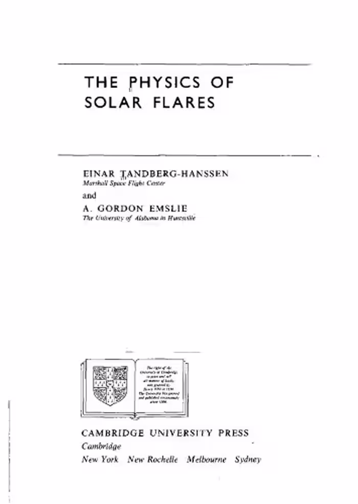 خرید و دانلود نسخه کامل کتاب the physics of solar flares