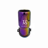 سر اگزوز جی اس پراید ساده هفت رنگ گرد جمع کد 101