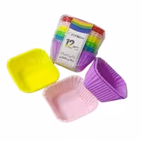 قالب کاپ کیک سیلیکونی مربع رنگین کمان سورنا پارت