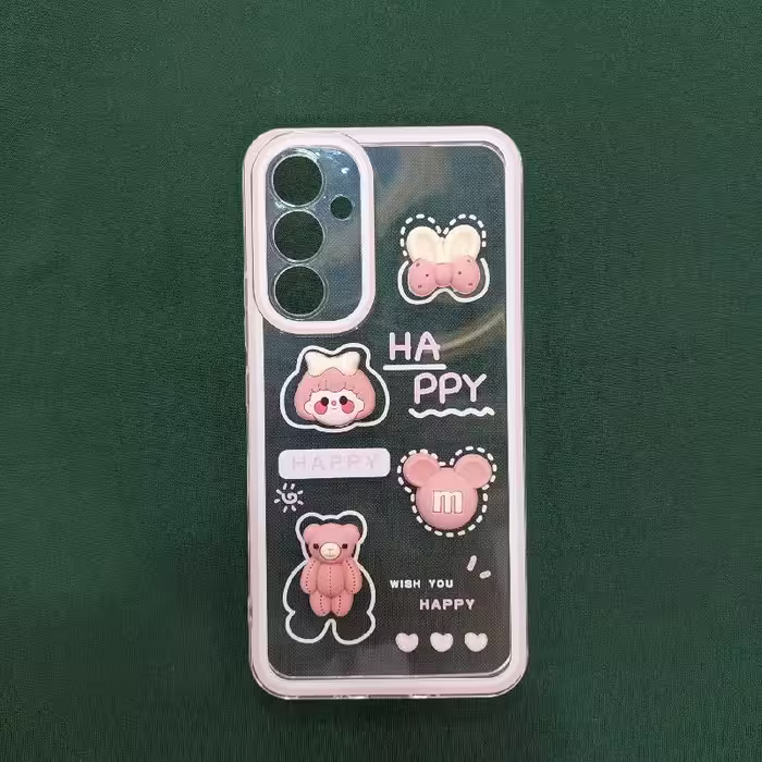 قاب ژله ای پشت شفاف عروسکی C سامسونگ A32 4g