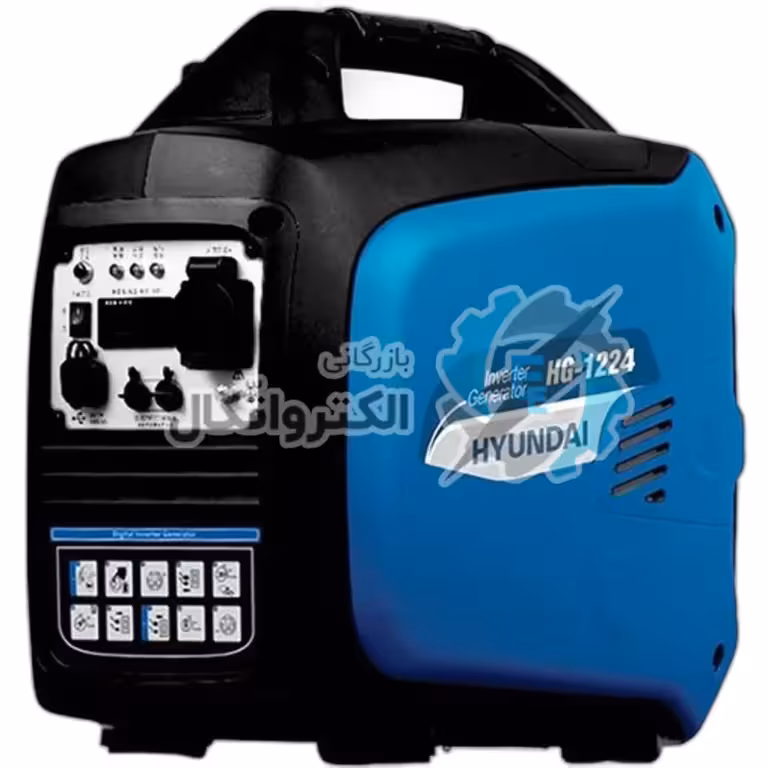 ژنراتور اینورتر بنزینی 2400 وات هیوندای مدل HG1224-IG