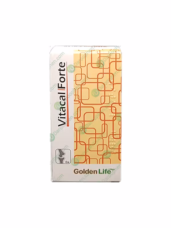 قرص ویتاکل فورت گلدن لایف افزایش تراکم و محرک رشد استخوان 30 عدد – Golden Life Vitacal Forte 30 Tabs