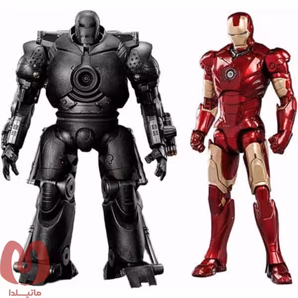 اکشن فیگور آیرون من و آیرون مان گیر سری Iron Man The Final Battle برند ZD Toys