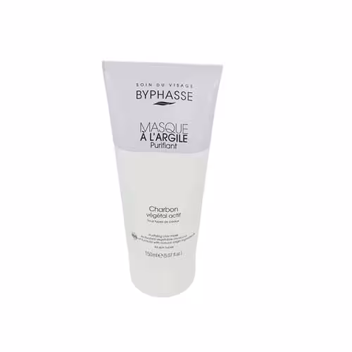 ماسک صورت بایفاس مدل خاک رس و زغال BYPHASSE PURIFIANT CLAY MASK ALL SKIN TYPES