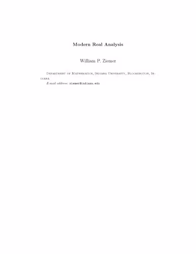 خرید و دانلود نسخه کامل کتاب Modern Real Analysis
