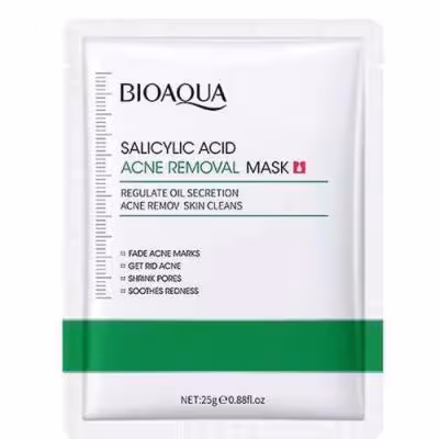ماسک ورقه ای ضد جوش حاوی سالیسیلیک اسید تسکین دهنده و پاکسازی عمیق
