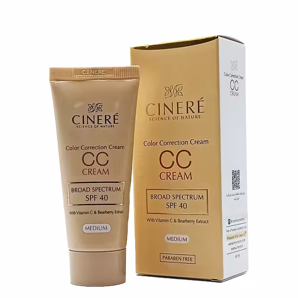 سی سی کرم مدیوم سینره SPF40 – حجم40ml