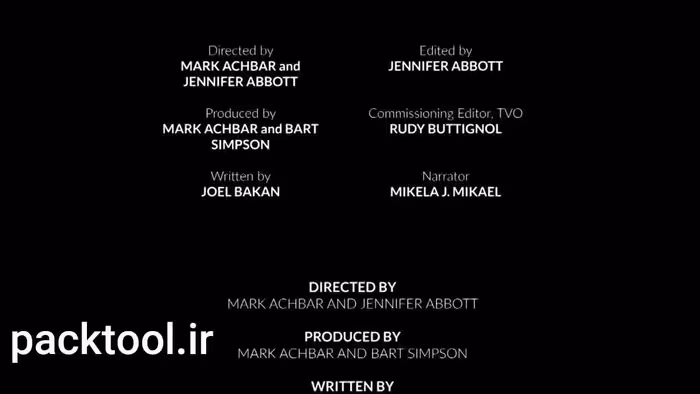 پروژه پریمیر تیتراژ پایانی فیلم Credit Roll Kit For Premiere - پک تول