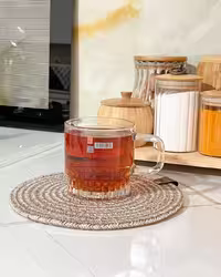 نیم لیوان دسته دار مدل qinxiangyi دلی گلس