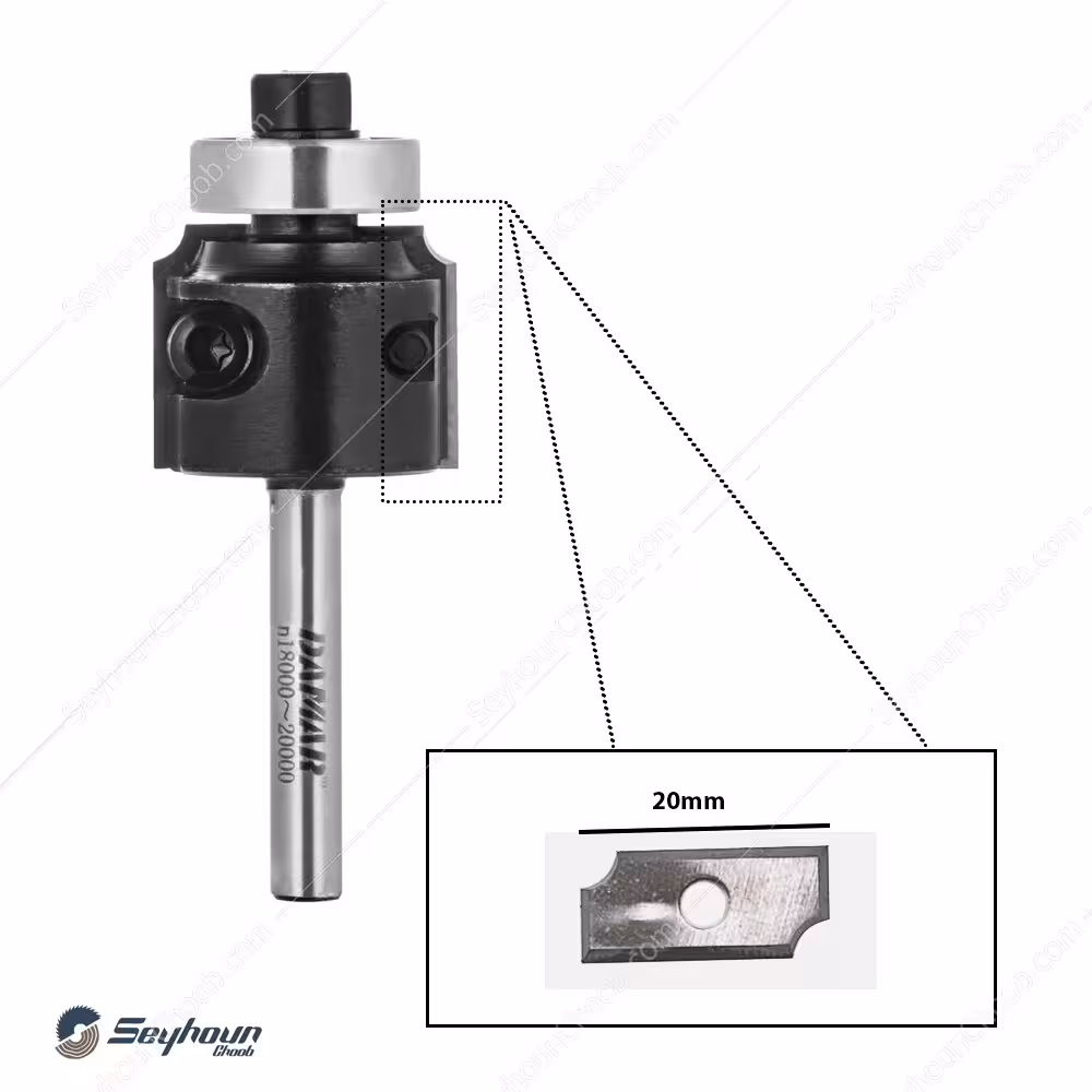 پک دو عددی تیغچه تیغ بانکی دامار مدل DM117-25-R3