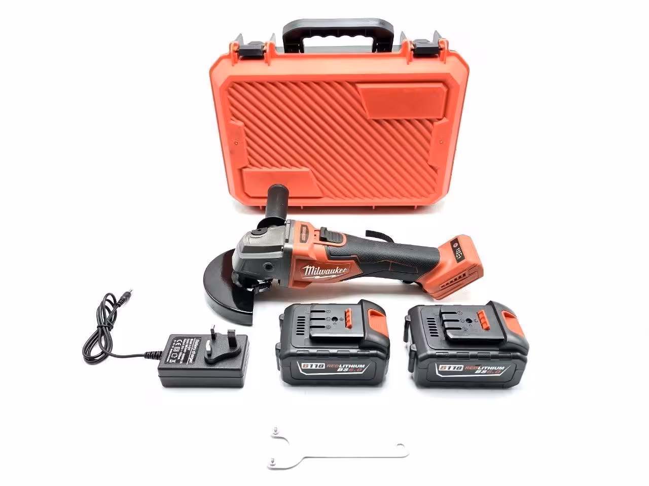 مینی فرز شارژی براشلس 118 ولت دو باطری طرح میلواکی مدل MV03