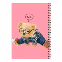 دفتر مشق 80 برگ اس جی مدل تدی ورزشکار