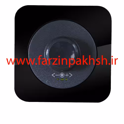 کلید دیمر فن توکار دلند مدل آدا پلکسی قاب مشکی