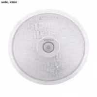 چراغ سقفی سنسوردار شیشه ای پایه فلزی ویسنا مدل VS 558