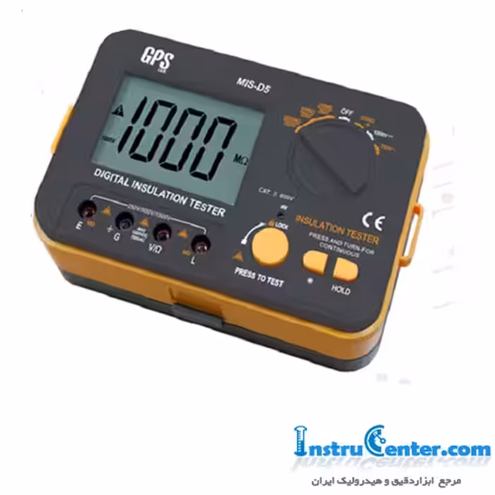 میگر(تستر عایق) دیجیتال پرتابل مدل MIS-D5 ساخت کمپانی GPS