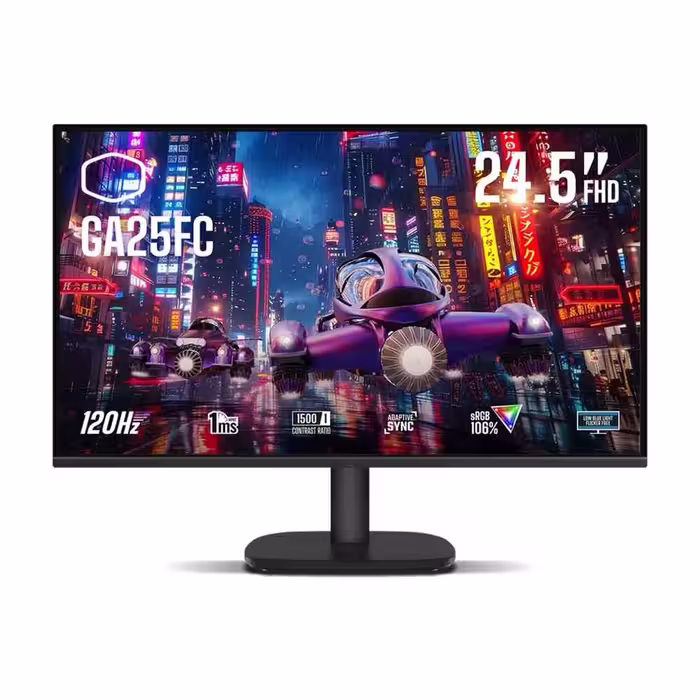 مانیتور گیمینگ کولر مستر 25 اینچ Cooler Master GA25FC