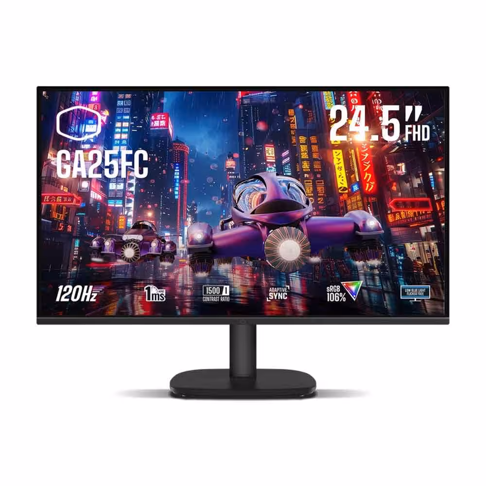 مانیتور گیمینگ کولر مستر 25 اینچ Cooler Master GA25FC