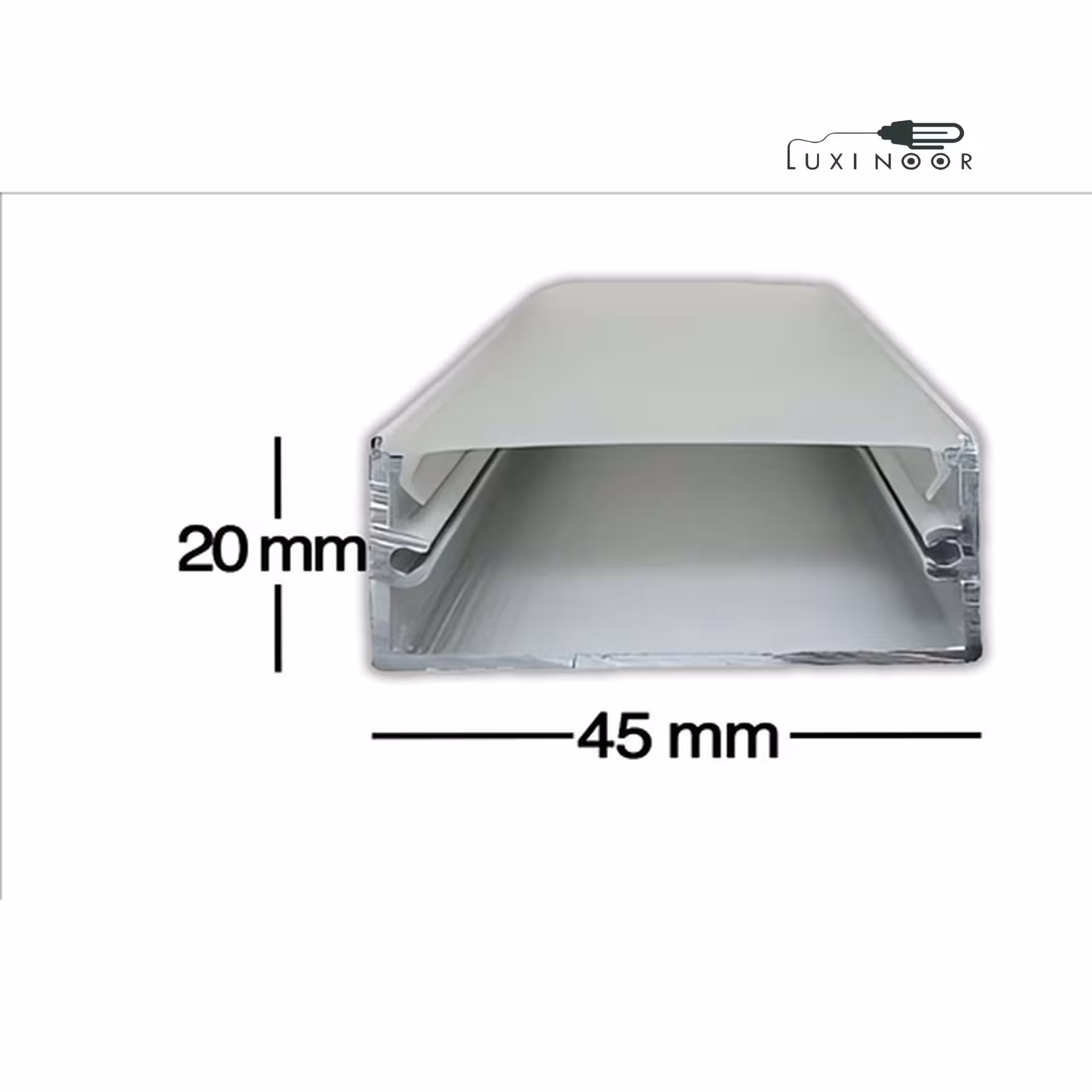 پروفیل چراغ خطی لاینر روکار توکار سه لاین - کد 14