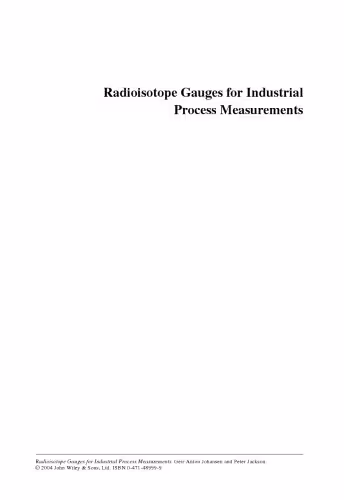 خرید و دانلود نسخه کامل کتاب Radioisotope gauges for industrial process measurements