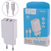 کلگی شارژر 12 وات   کابل تایپ سی Type-C اسکای دلفین Sky Dolphin SC03T