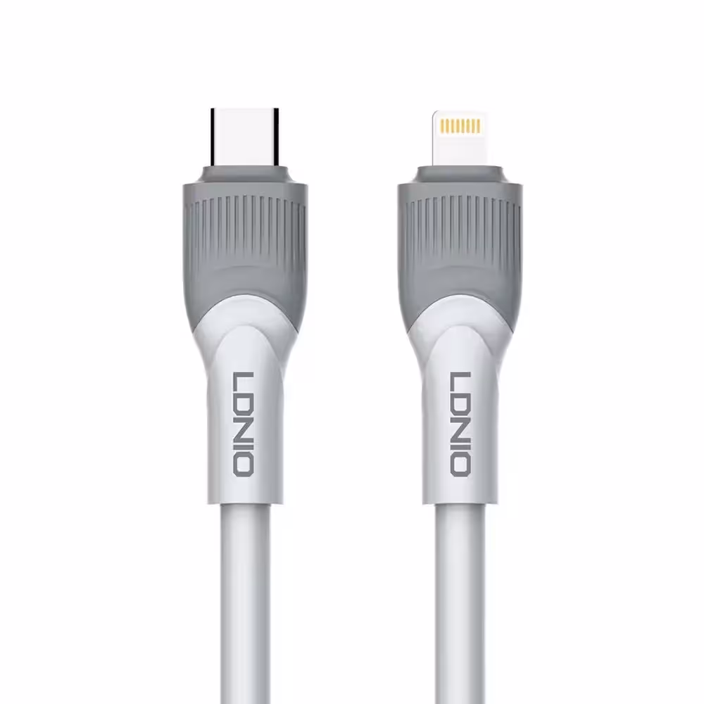 کابل 30 وات تایپ سی به آیفون الدینیو مدل LDNIO LC601 C TO LIGHTNING 30W