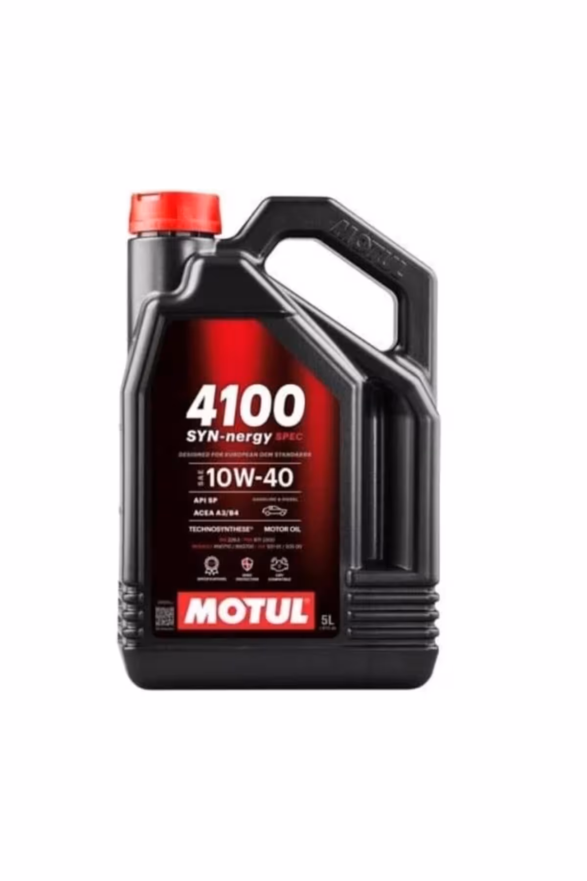 روغن و مکمل موتور 4100 SYN NERGY SPEC 10W40 کامل مصنوعی 4 LT Motul