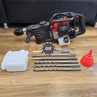 چکش تخریب 11 کیلویی دو کاره بنزینی باس مدل 58GH