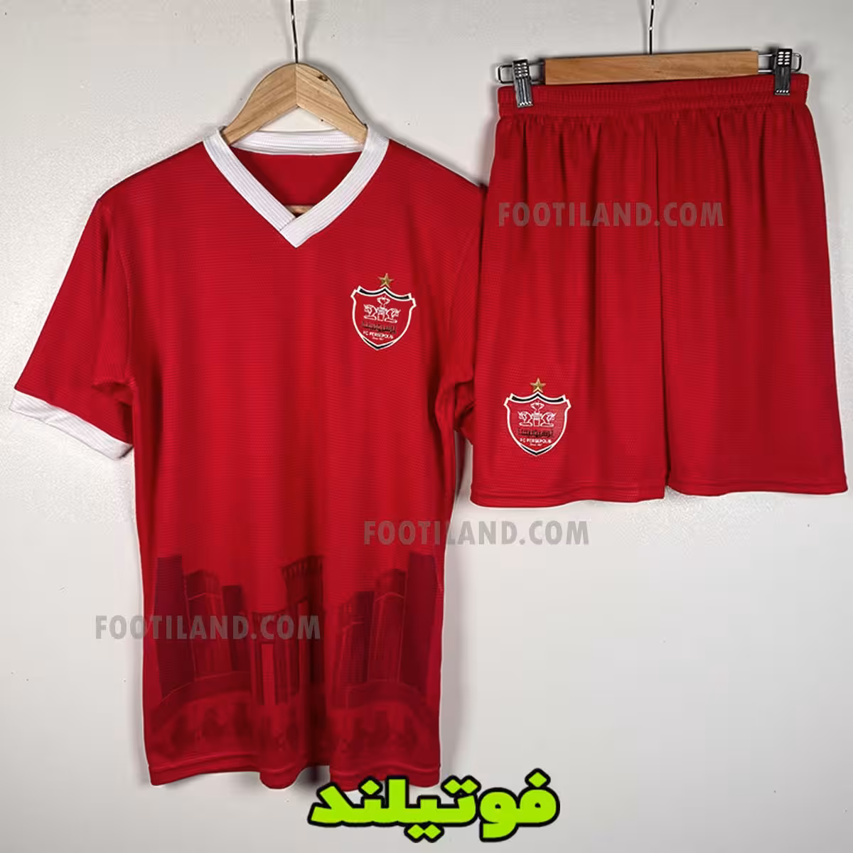 کیت قرمز پرسپولیس 2026 بزرگسال (پیراهن شورت)