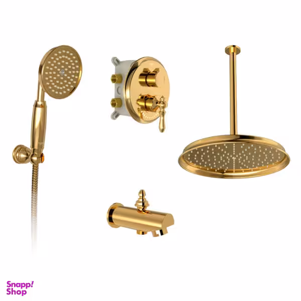 ست شیرآلات حمام شودر مدل زیگموند کد 4