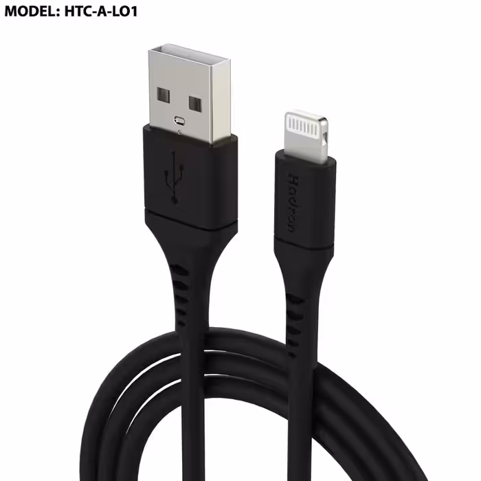 کابل تبدیل USB به لایتنینگ هادرون مدل HTC-A-L01 طول 1 متر