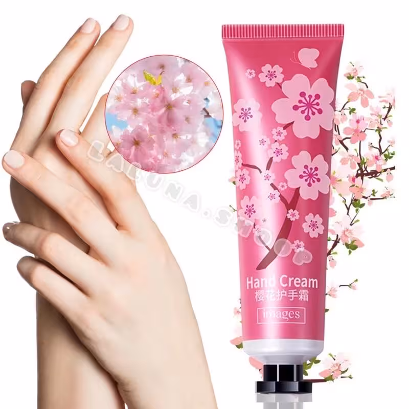 کرم دست شکوفه گیلاس ایمیجز