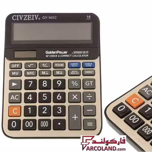 ماشین حساب رومیزی کاسیک QASIC مدل GY-140C