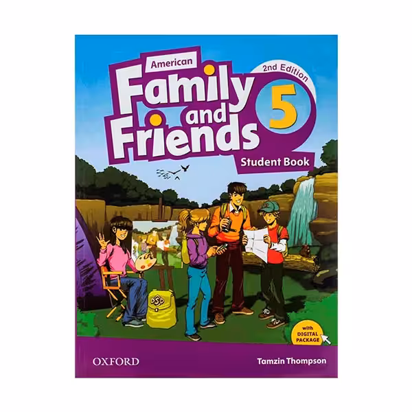 کتاب American English Family and Friends 5 اثر Tamzin Thompson انتشارات oxford